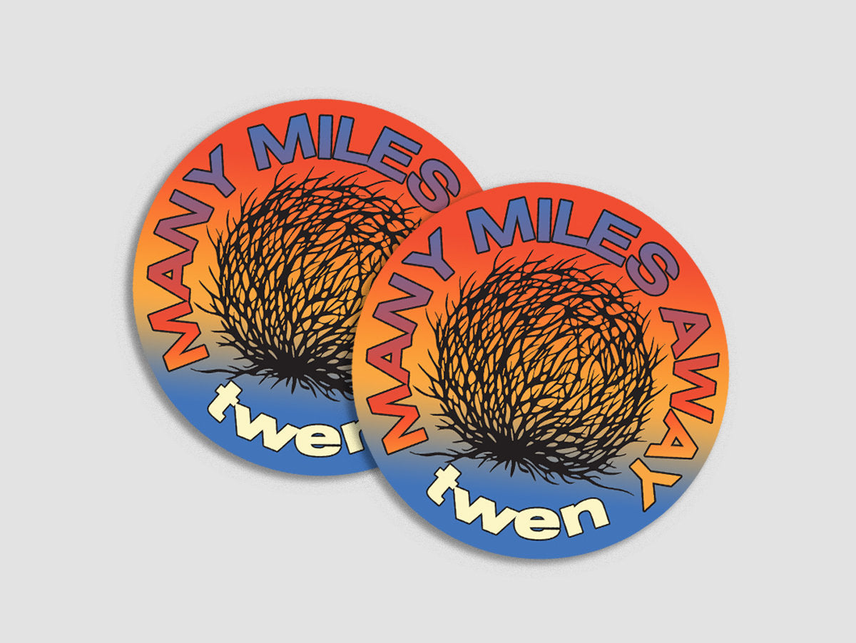 Tumbleweed Circle Sticker