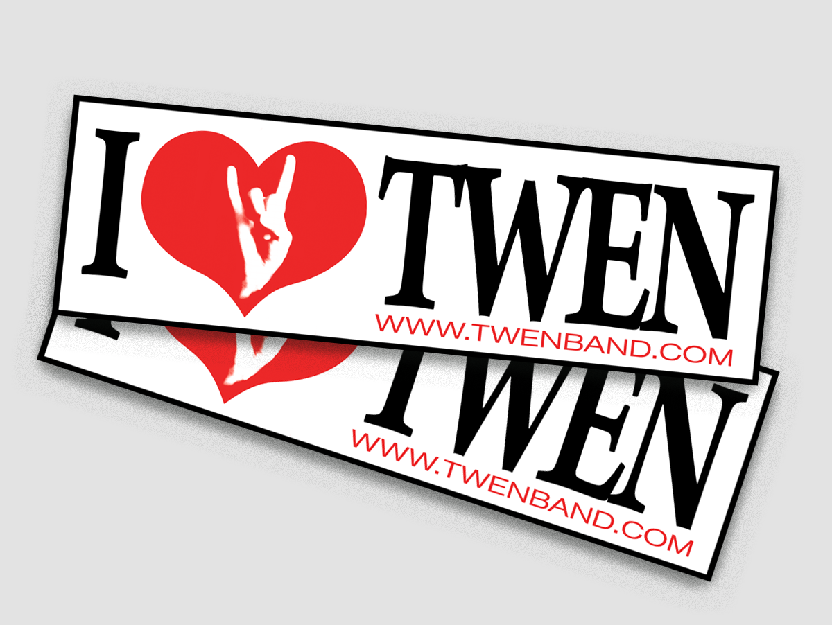 I Heart Twen Bumper Sticker