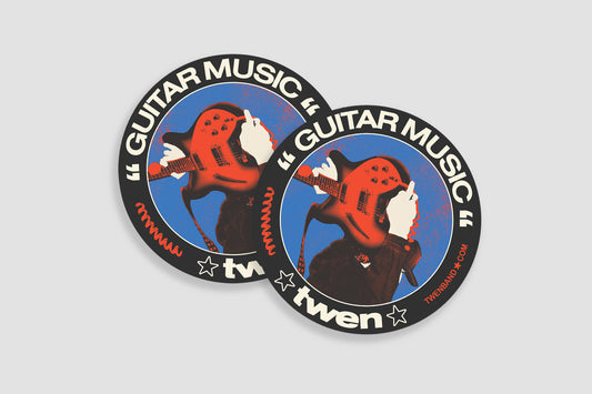 "Guitar Music" Sticker