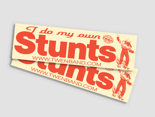 Stunts Bumper Sticker